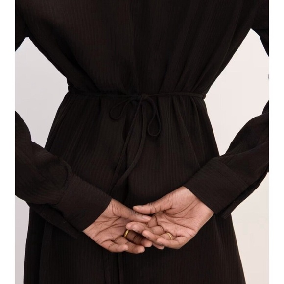 Everlane The Mini Jacquard Stripe Shirt Dress XS new - Picture 3 of 14